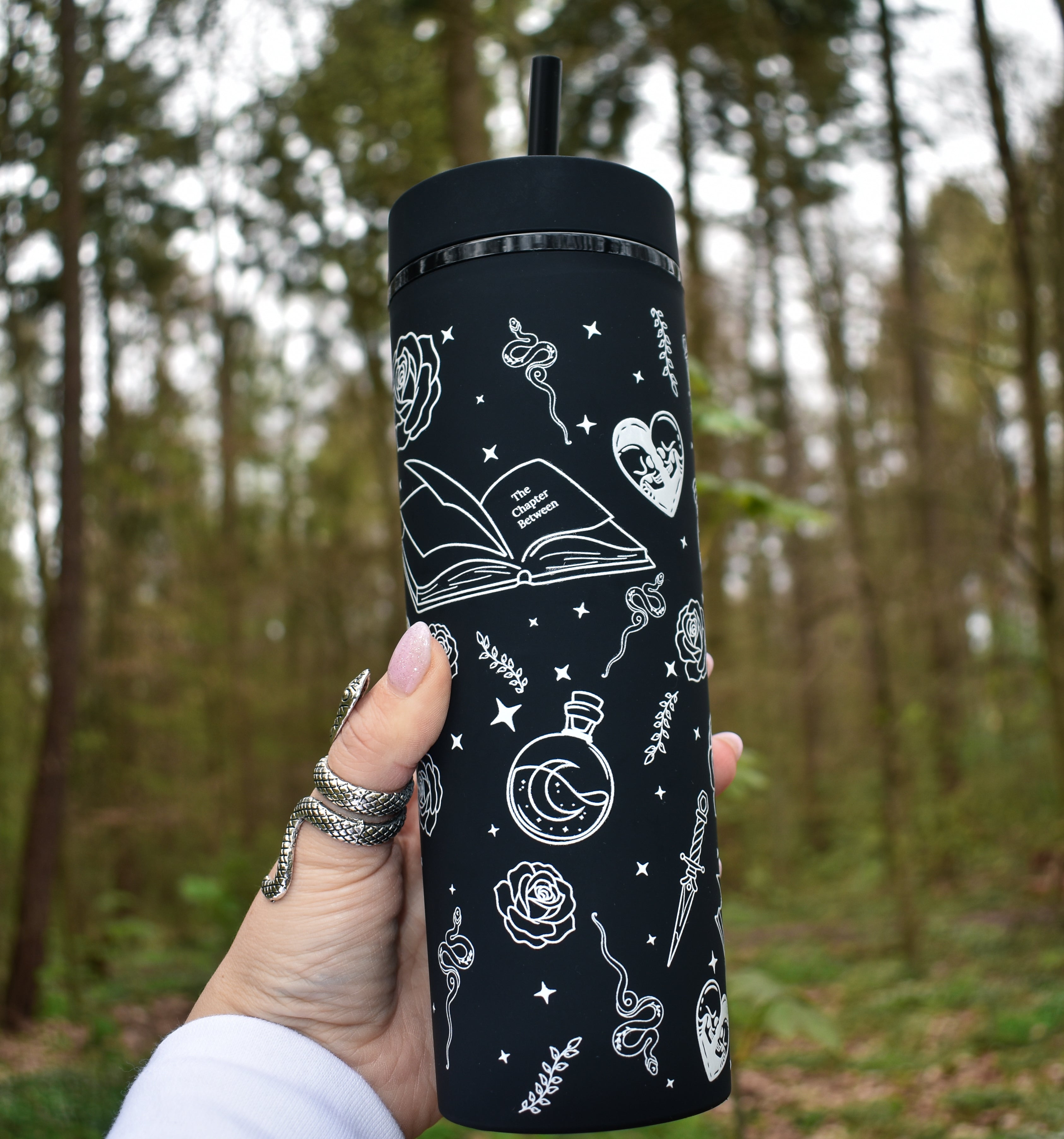 The Chapter Between – Travel Tumbler Black