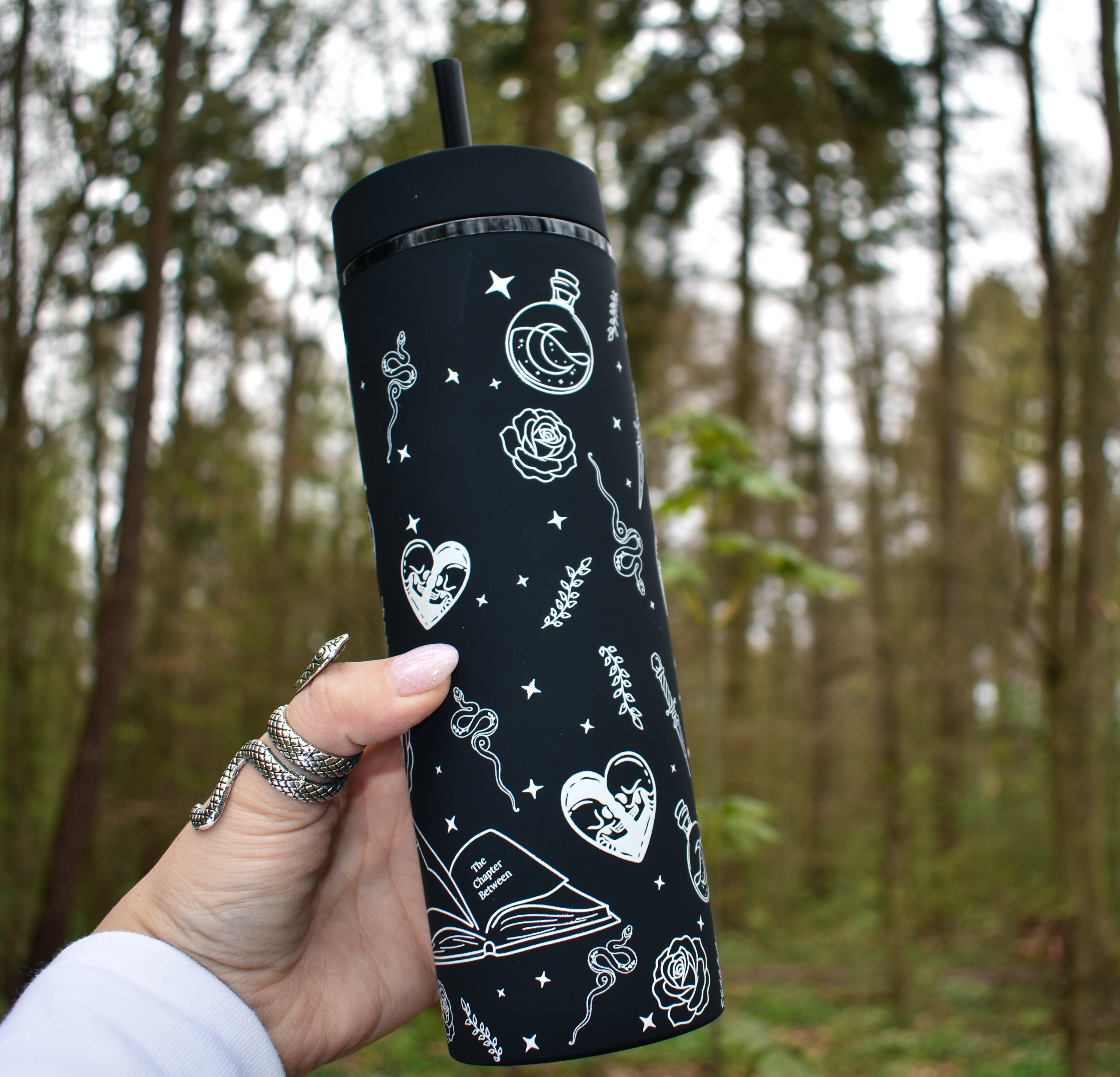 The Chapter Between – Travel Tumbler Black