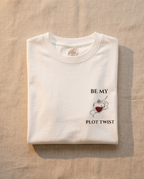 Be my Plot Twist – T-Shirt Cropped weiß