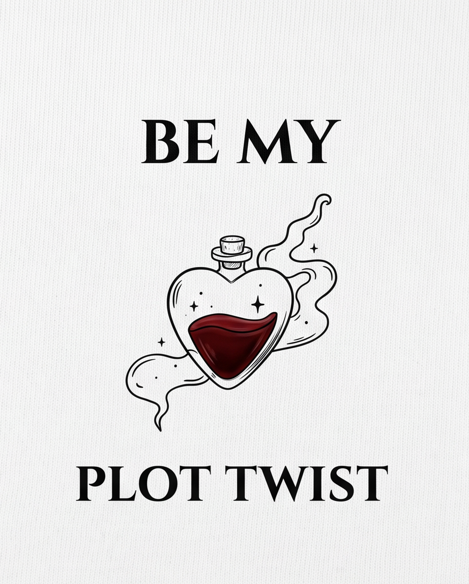 Be my Polt Twist – T-Shirt regular fit weiß