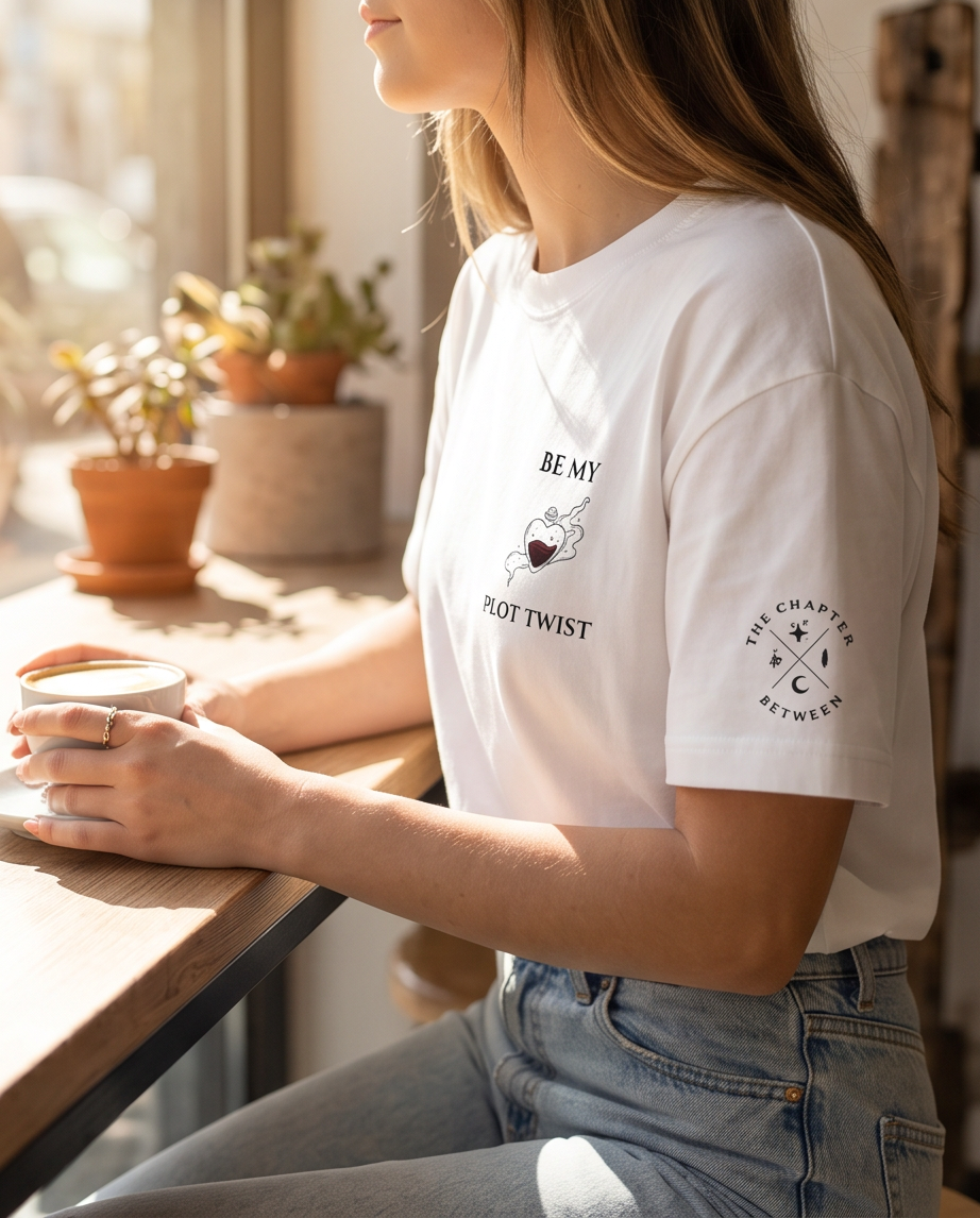 Be my Polt Twist – T-Shirt regular fit weiß