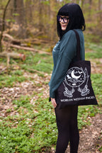 Worlds within Pages - Tote Bag schwarz