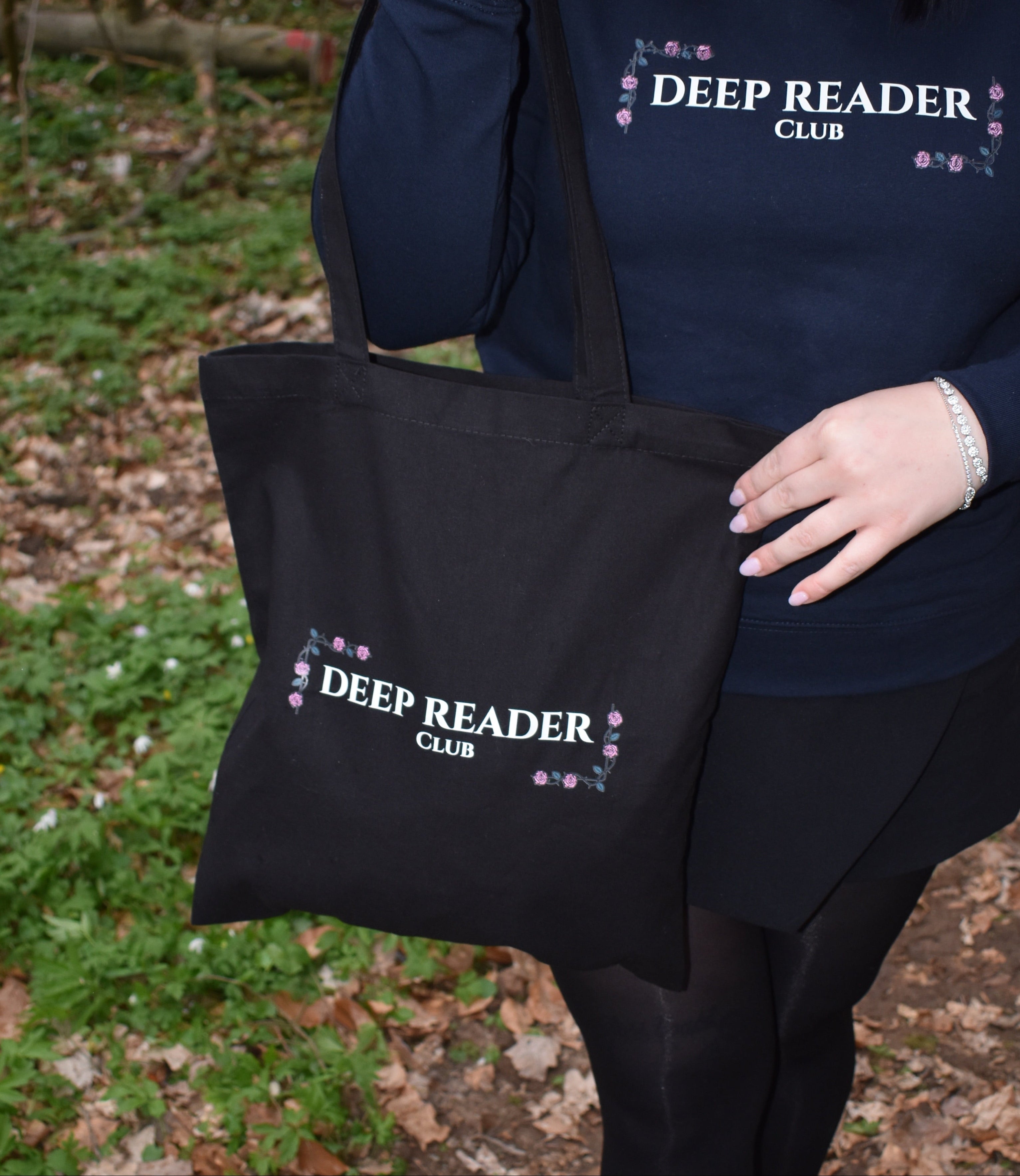 Deep Reader Club - Tote Bag schwarz