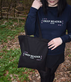 Deep Reader Club – Members Crewneck Blau