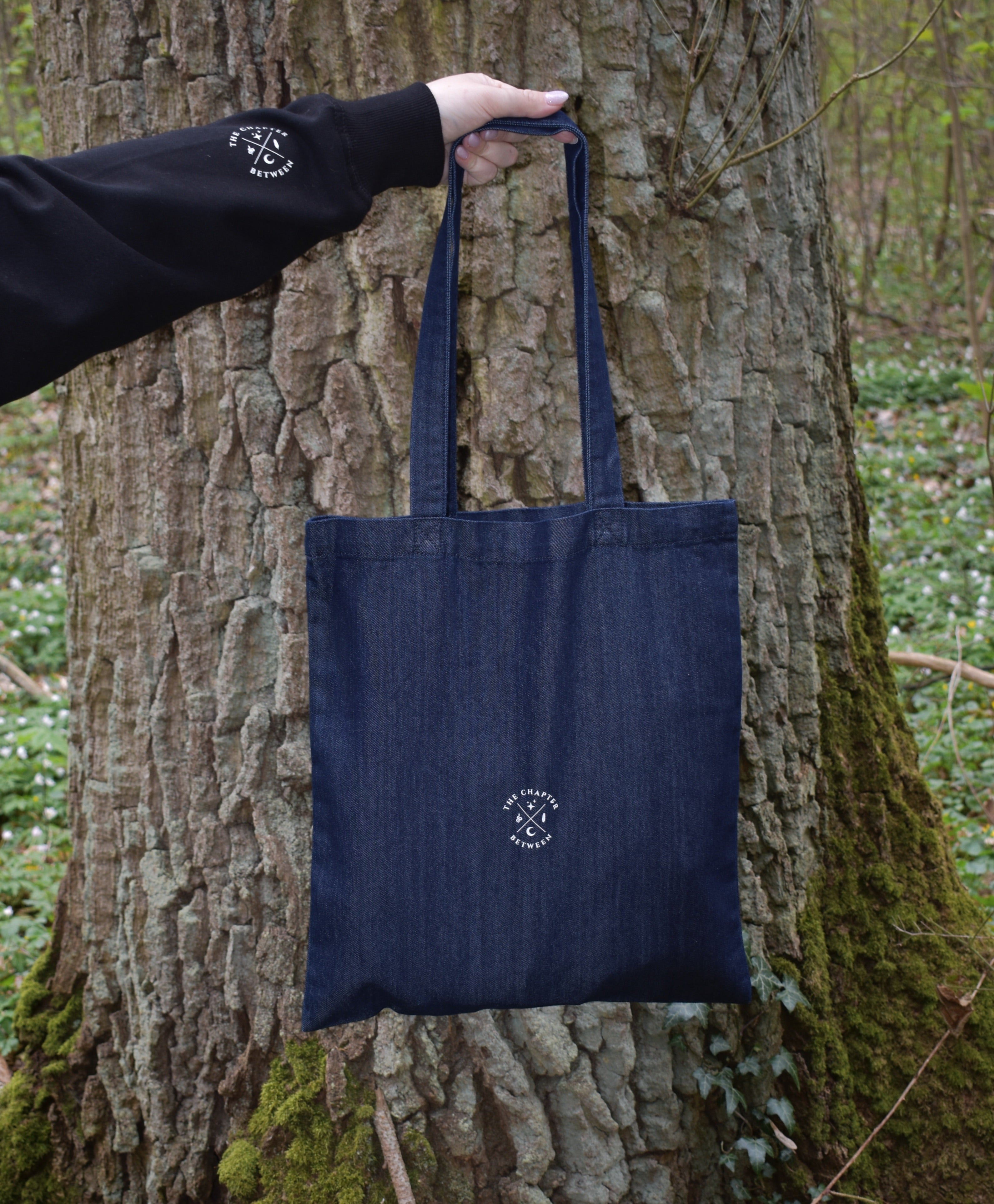 Deep Reader Club - Denim Tote