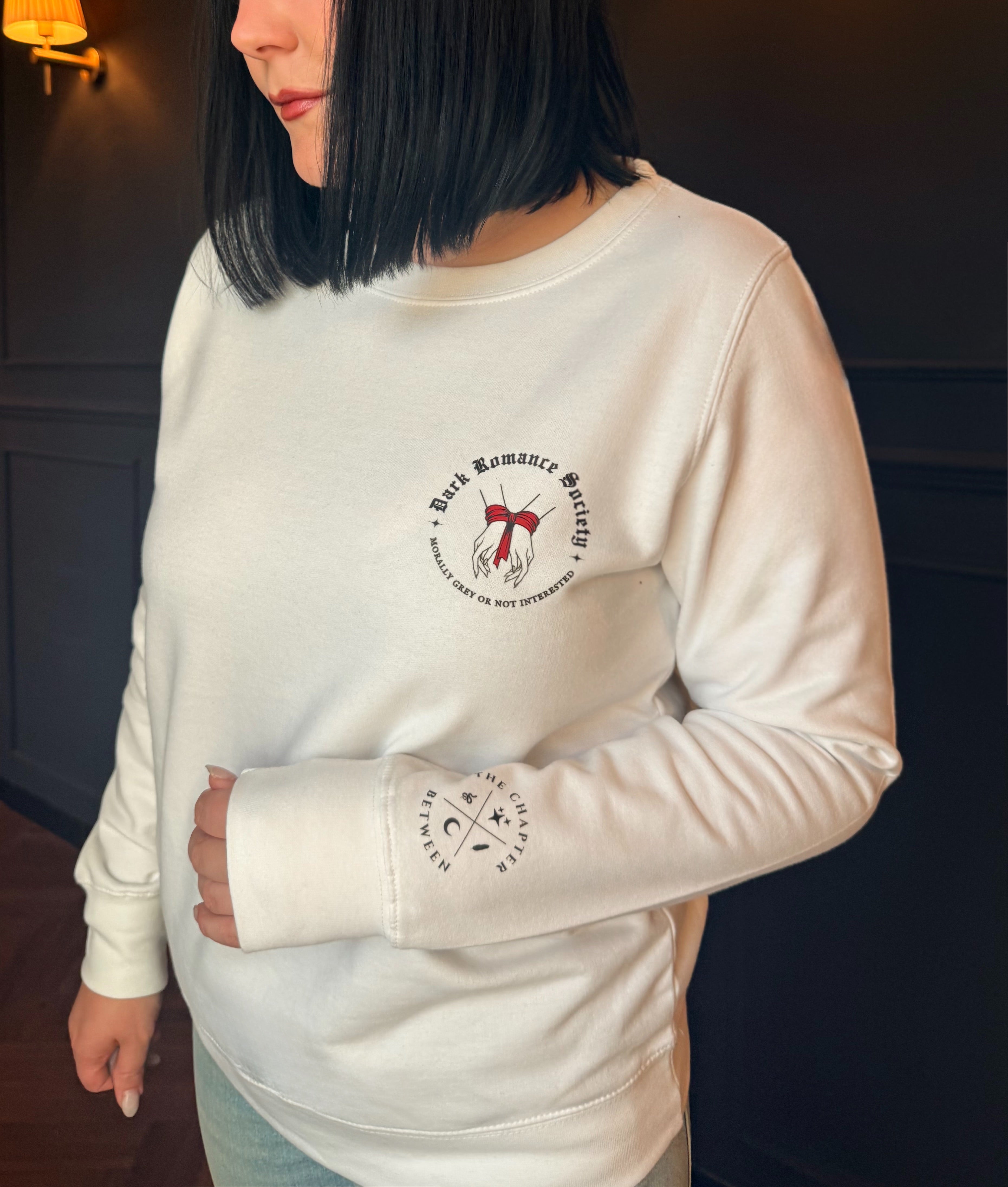 Dark Romance Society – Crewneck weiß