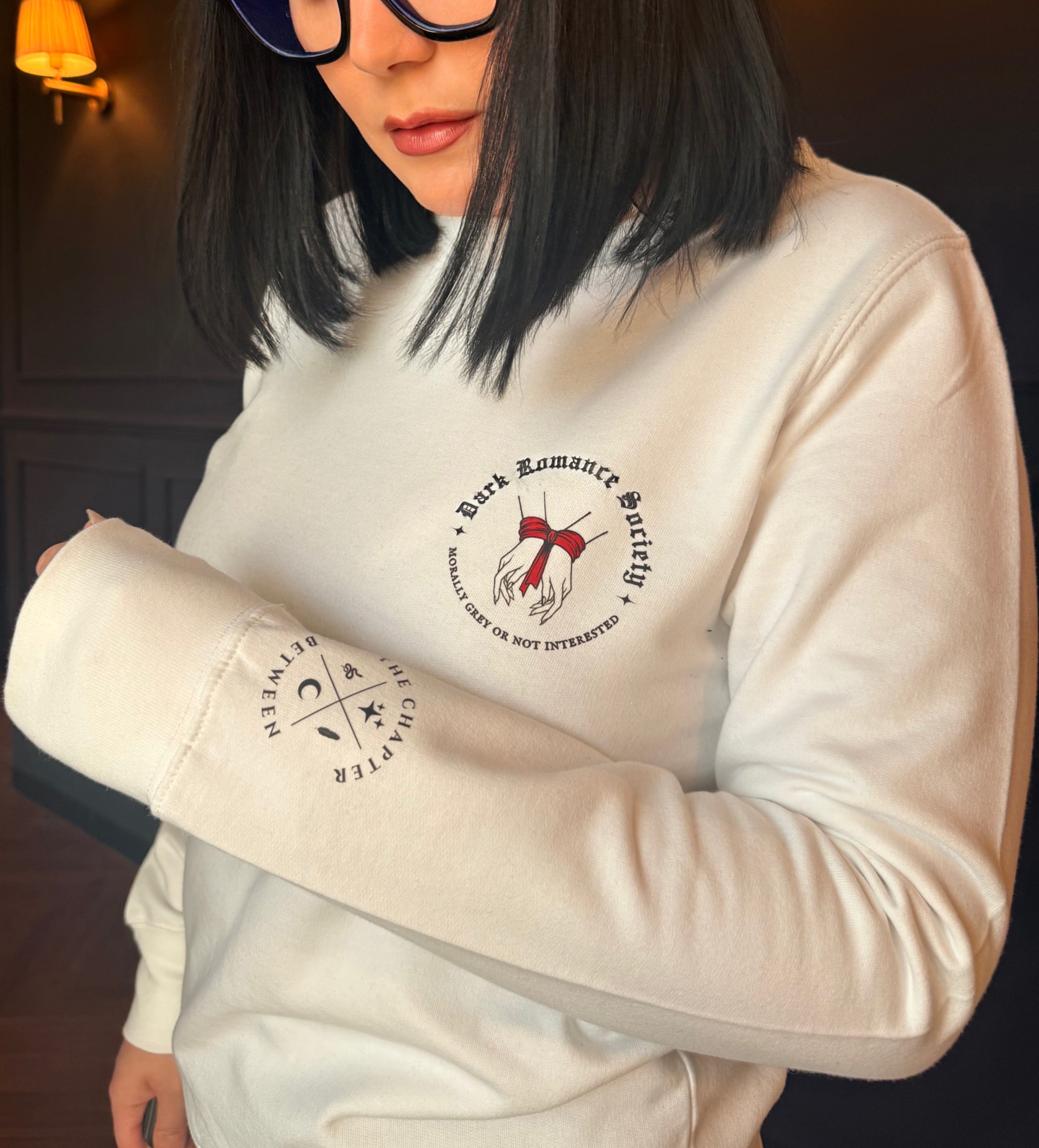 Dark Romance Society – Crewneck weiß