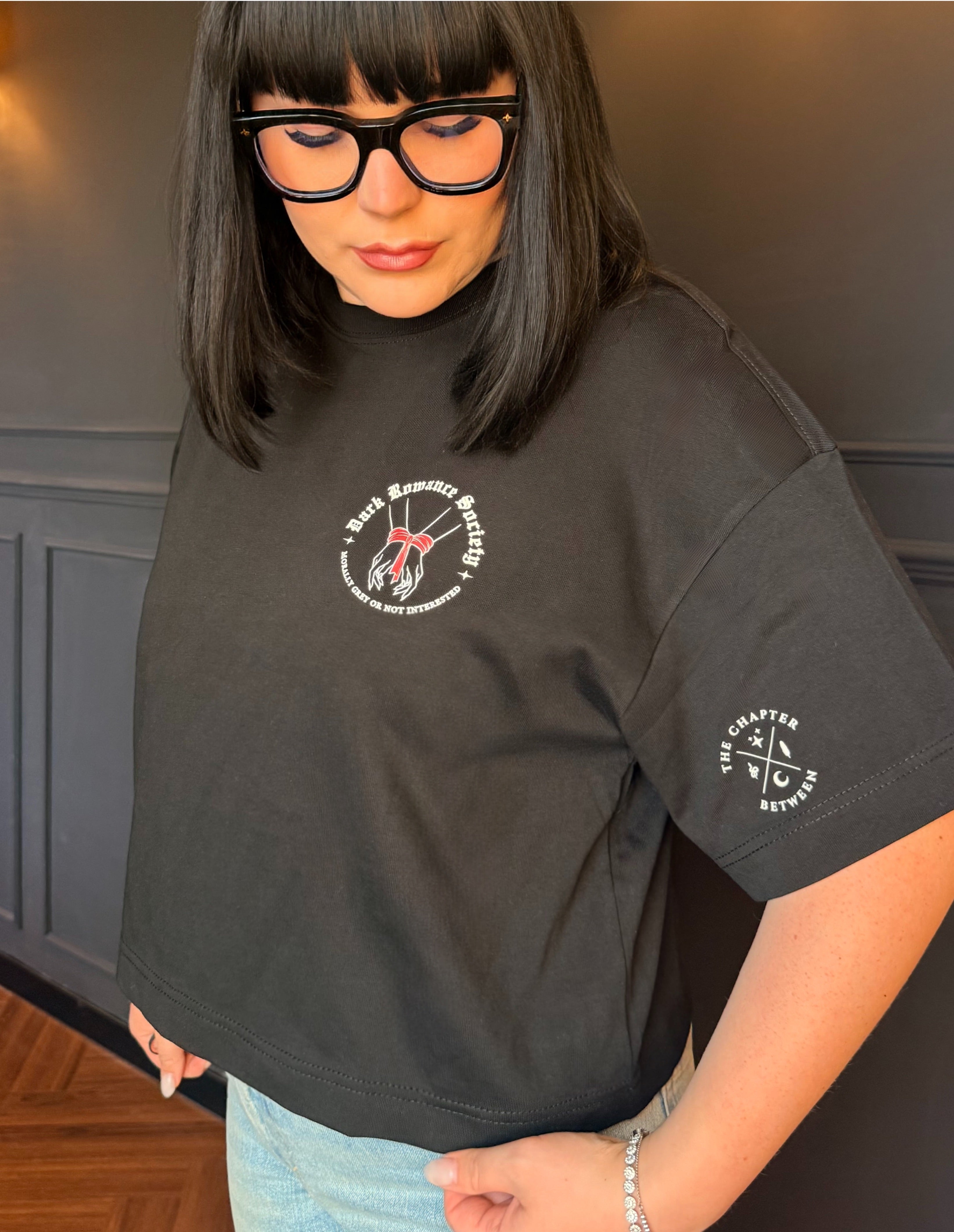 Dark Romance Society – Cropped T-Shirt schwarz