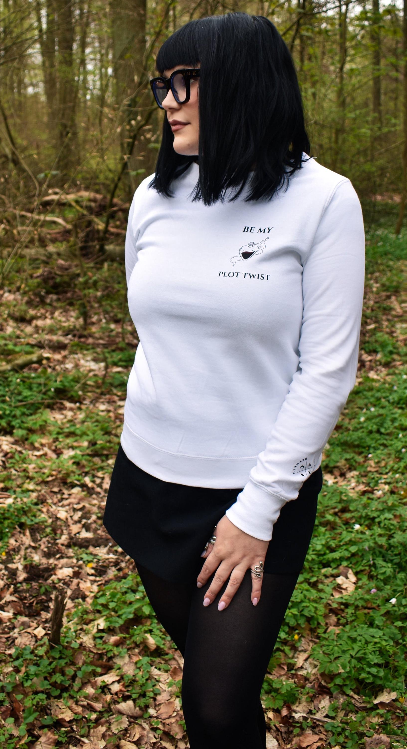 Be my Polt Twist – Signature Crewneck Weiß