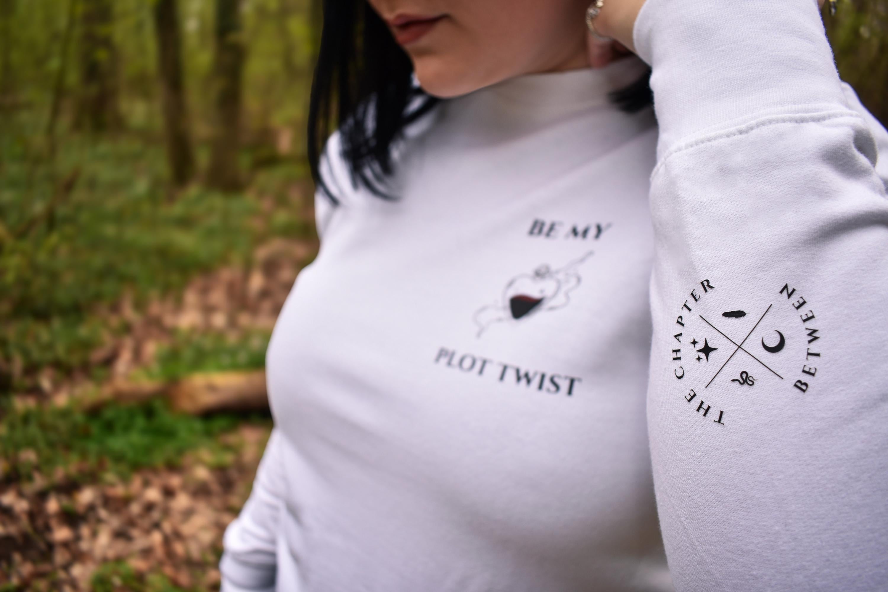 Be my Polt Twist – Signature Crewneck Weiß