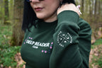 Deep Reader Club – Members Crewneck Grün